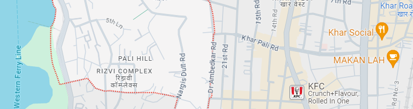 Paradigm Pali Hill Bandra Location Map